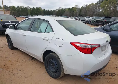 2014 Toyota Corolla Le from USA, damaged, VIN 2T1BURHE9EC185633